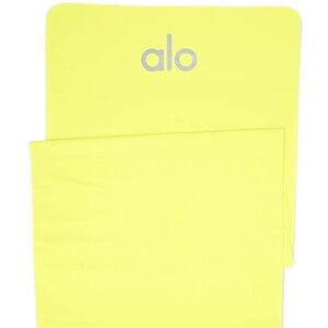 ALO Yoga Bright Yellow Fitness Towel